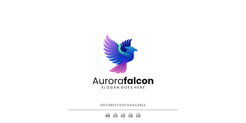 Gradient Modern Falcon Logo Design 784 - Features Image 1