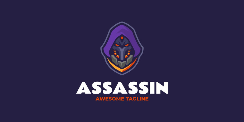 Esports Gaming Assassin Logo Design - Features Image 1