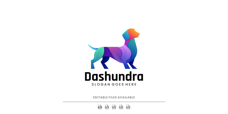 Modern Gradient Dog Logo Design - Features Image 1