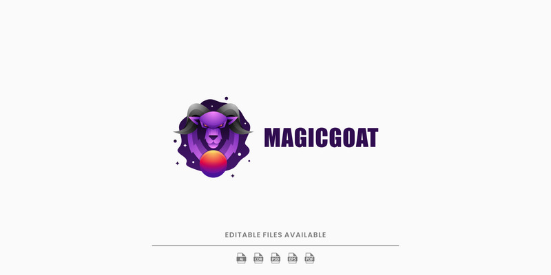 Koza Gradient Kolorowe Logo Vol.1 - Obraz funkcji 1
