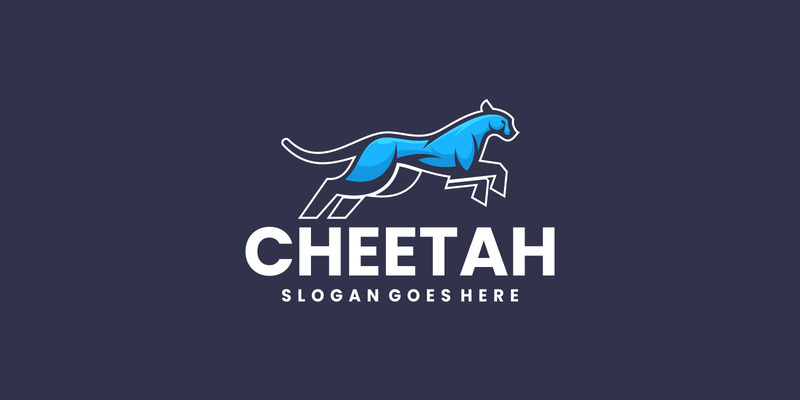 Mascot Modern Cheetah Logo Design - Features Image 1