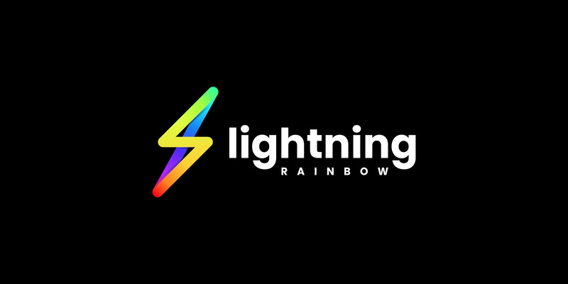 Lightning Gradient Colorful Logo - Features Image 1
