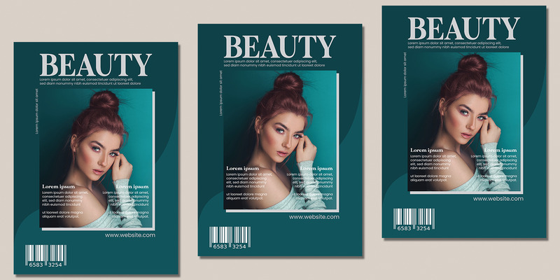 Beauty Magazine Cover Template - Features Image 1