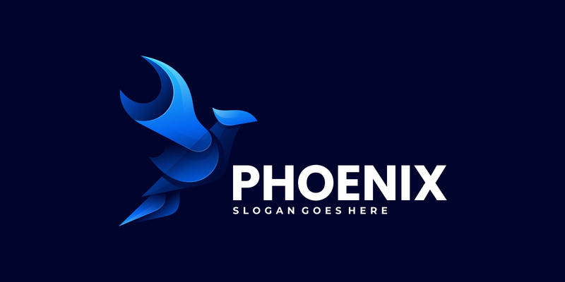 Vector Phoenix Gradient Logo-stijl - Features Image 1