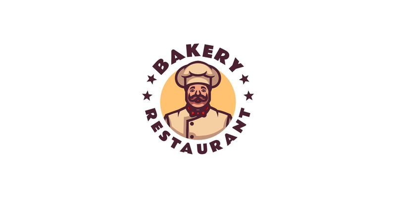 Progettazione del logo della mascotte del fornaio - Caratteristiche Immagine 1