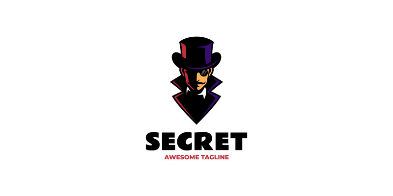 Mascot Secret Agent Logo Design - Features Image 1