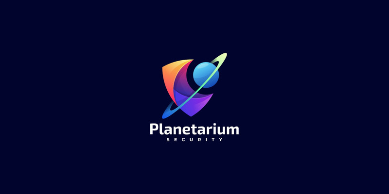 Logo colorido degradado del planetario - Características Imagen 1