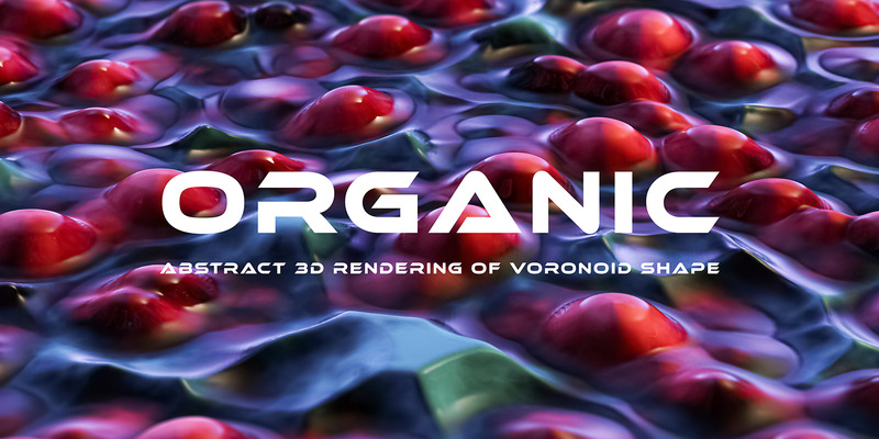 Abstract Organic 3D Background - Features Image 1