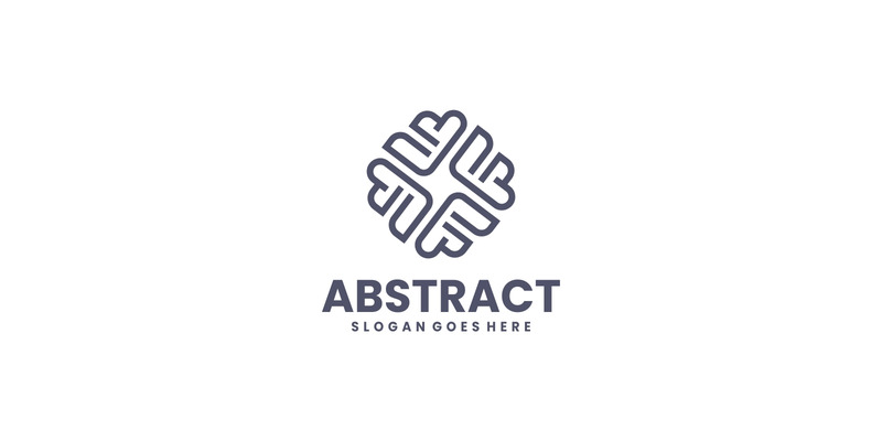 Line Art Abstract Logo Design - Features Image 1