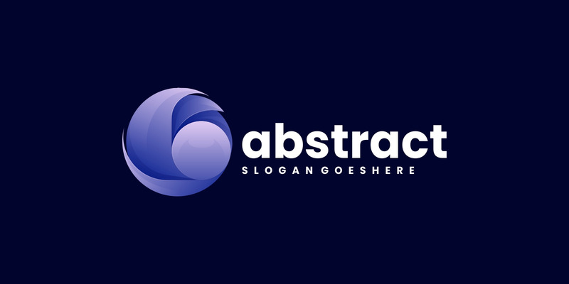 Abstraktes Kreis-Steigungs-Logo-Design - Eigenschaften Bild 1