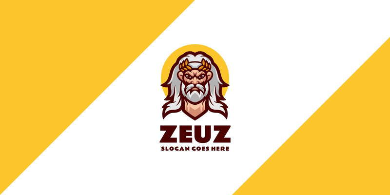 Zeus mascot Logo Design Template 310 - Features Image 1