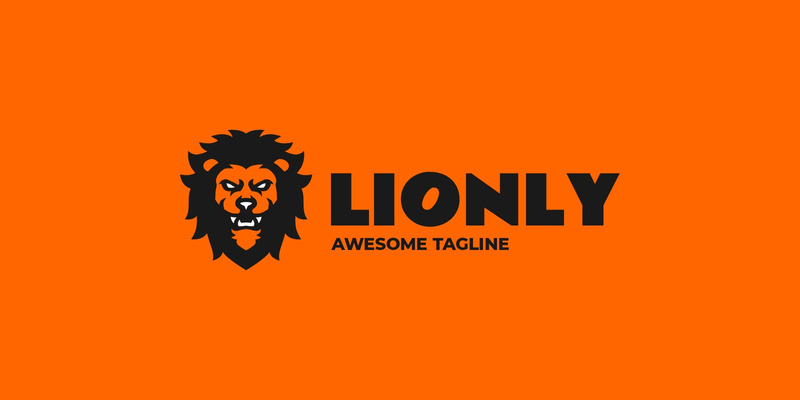 Logo mascotte semplice del leone 2 - Caratteristiche Immagine 1