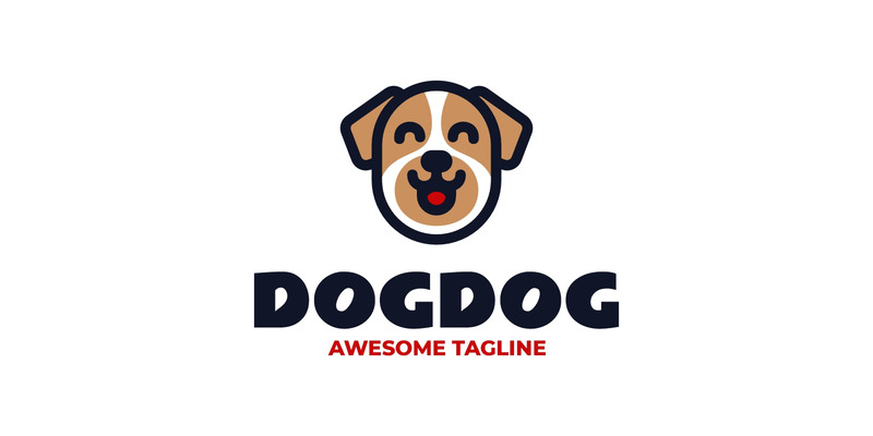 Dog Mascot Logo Design Template 78 - Features Image 1