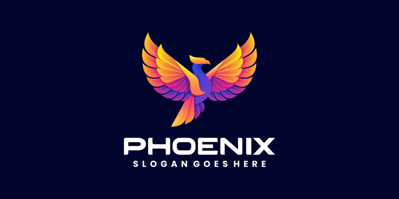 Красочный логотип Freedom Phoenix Gradient - Features Image 1