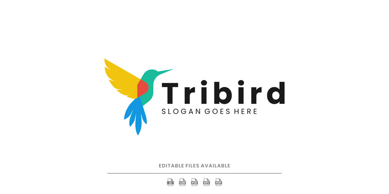 Flat Modern Bird Logo Design - Features Image 1