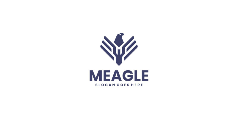 Silhouette Eagle Logo Design 478 - Features Image 1
