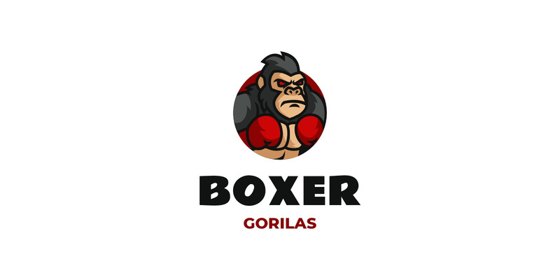 Boksör Goril Maskot Logo Tasarımı - Features Image 1