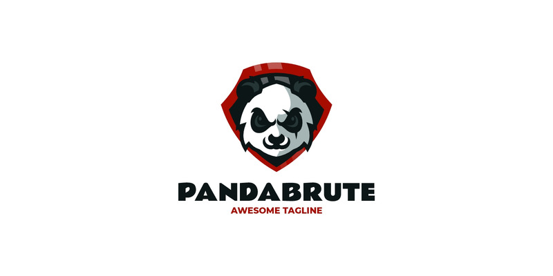 Mascot Head Panda Logo Design - Features Image 1