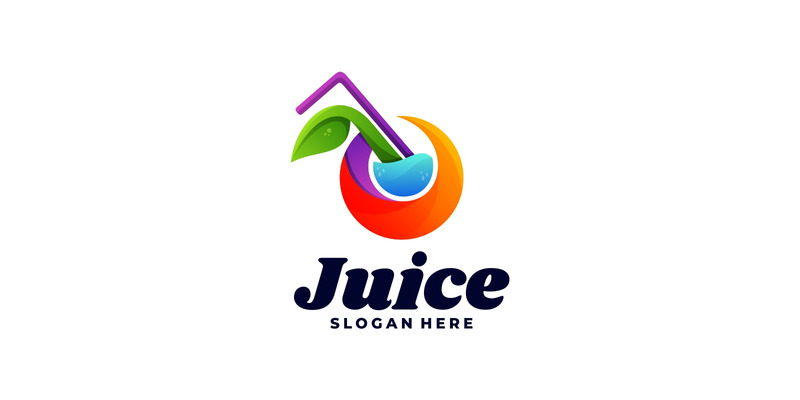 Disegno del logo con gradiente di succo - Caratteristiche Immagine 1