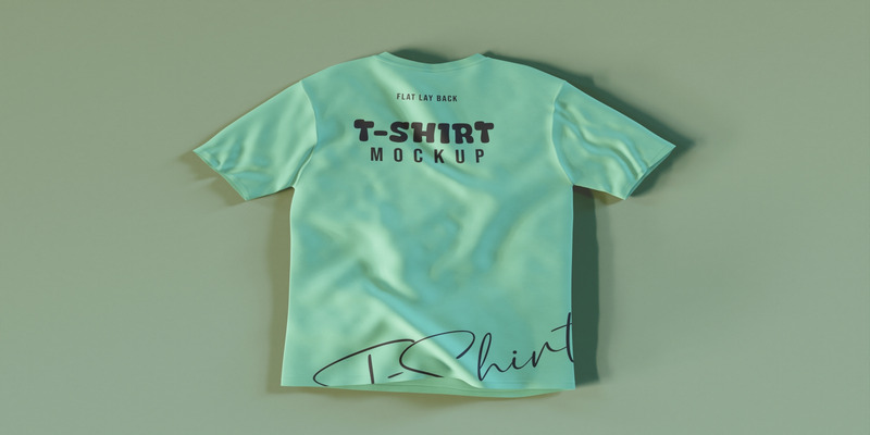 T-Shirt Back Mockup Template - Features Image 1