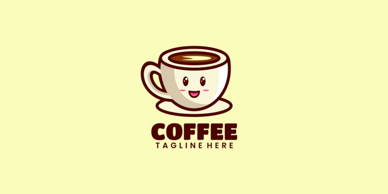 Logotipo de dibujos animados de mascota de café - Características Imagen 1