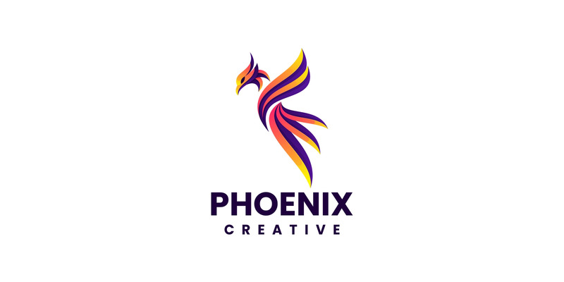 Phoenix Bird Colorful Logo Design - Features Image 1