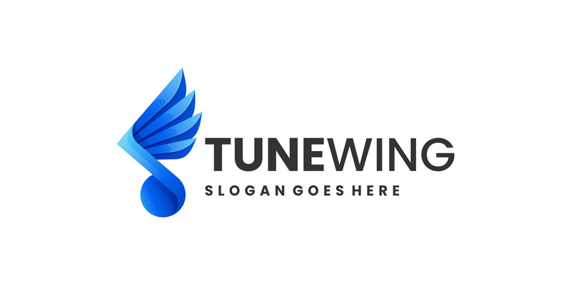 Tune Wing Gradient Logo Style - Caratteristiche Immagine 1