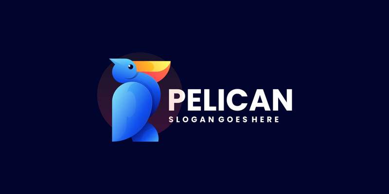 Pelican Color Gradient Logo Style - Features Image 1