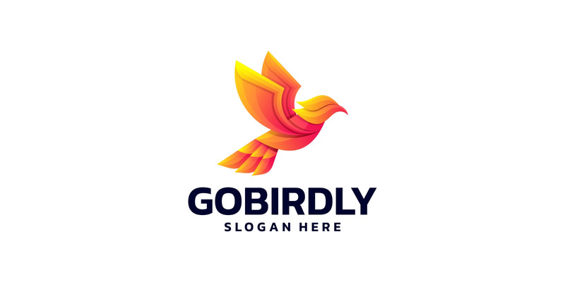 Vector Bird Color Gradient Logo Styl - Features Image 1