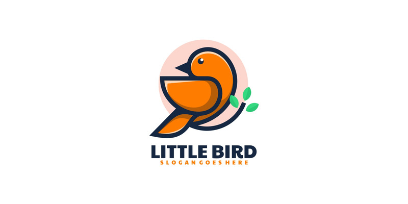Little Bird Simple Mascot Logo Style - Features Image 1
