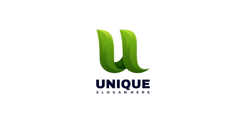 Lettera U - Logo sfumato unico - Caratteristiche Immagine 1