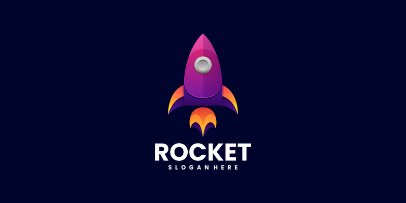 Rocket Gradient Logo Design - Features Image 1