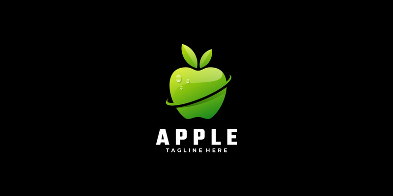 Apple Gradient Logo Template - Features Image 1