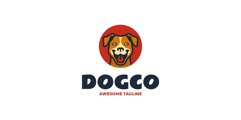 Dog Mascot Logo Design Template - Features Image 1