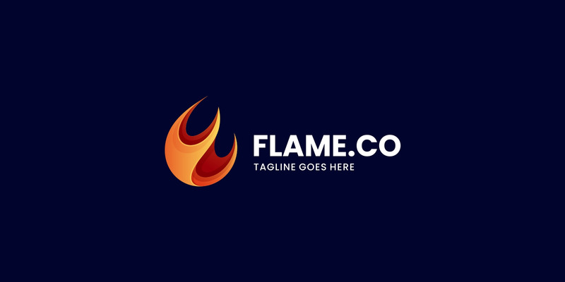 Flame Gradient Logo Style 3 - Features Image 1