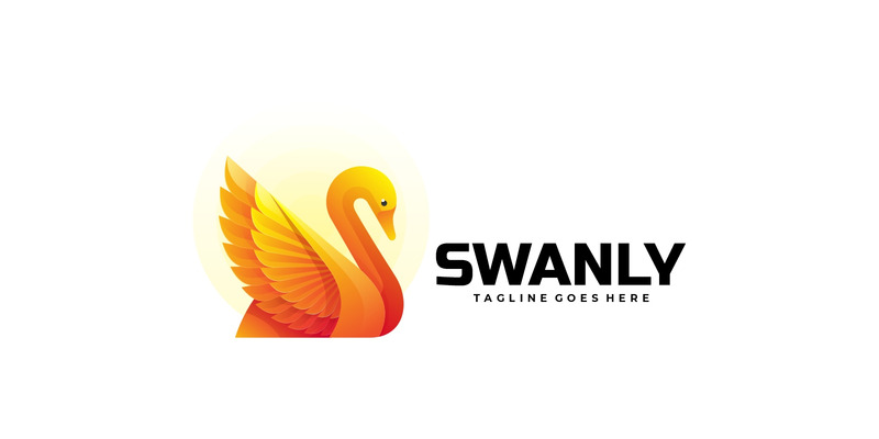 Vector Swan Gradient Logotypstil - Features Image 1
