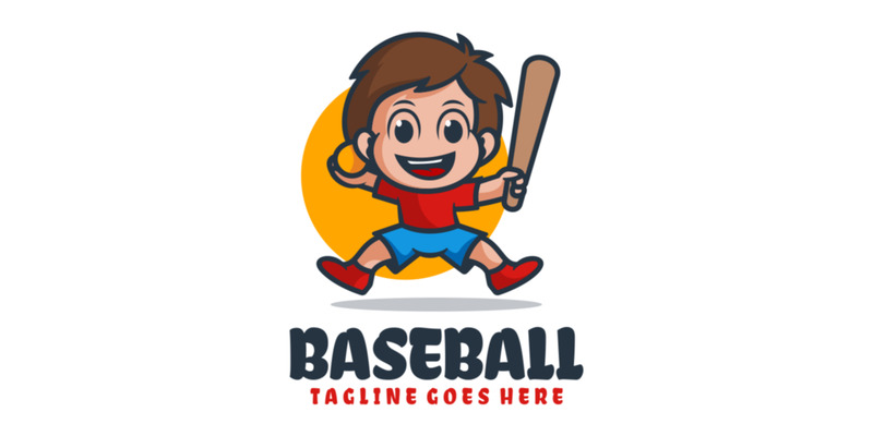 Baseball Mascot Cartoon Logo 1 - Features Image 1