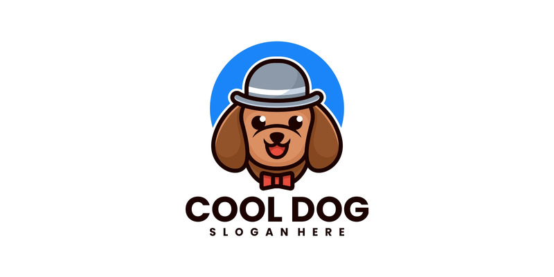 Cool Dog Cartoon Logo Style - Features Image 1