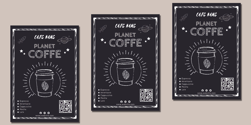 Caffe Flayer sablon A4-es Design - Features Image 1