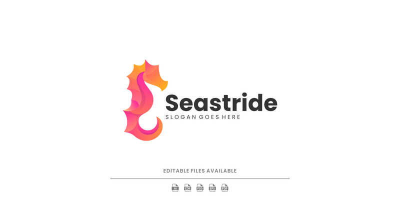 Gradient Modern Seahorse Logo Design - Features Image 1