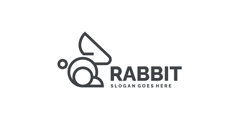 Conception de logo de lapin minimaliste avec dessin au trait - Caractéristiques de l’image 1
