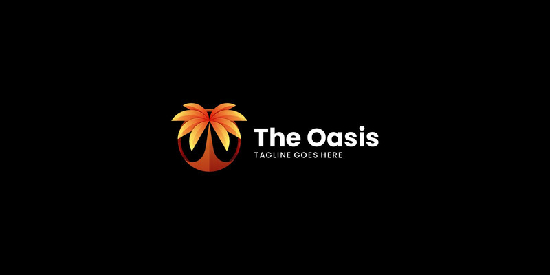 El estilo de logotipo degradado de Oasis - Características Imagen 1