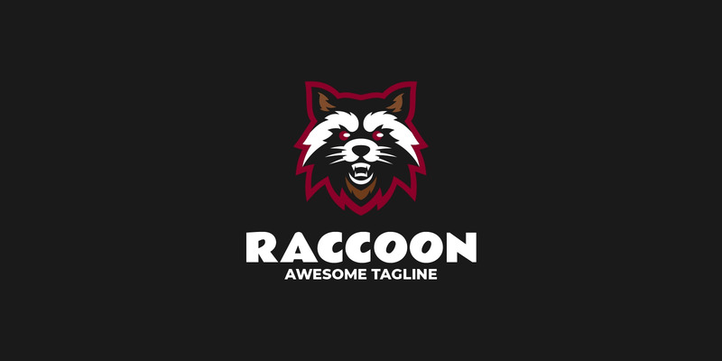 Raccoon Mascot Logo Design 217 - Features Image 1