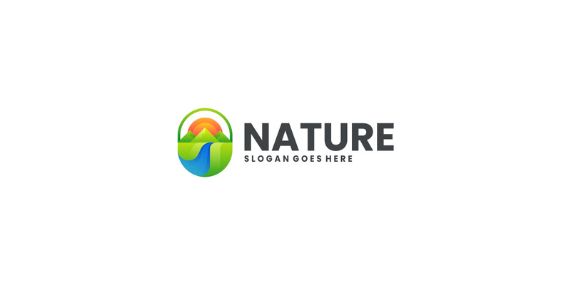 Gradient Modern Nature Logo Design 8541 - Features Image 1