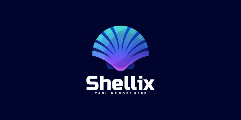 Shell Gradient Color Logo - Features Image 1