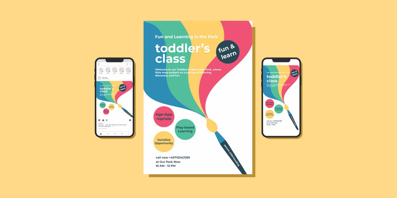 Modèle de lot de classe pour tout-petits - Caractéristiques de l’image 1