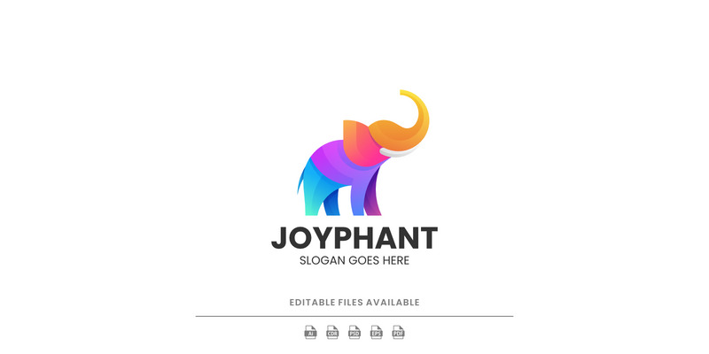 Gradient Modern Elephant Logo Design - Features Image 1