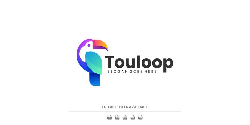 Gradient Modern Toucan Logo Design 321 - Features Image 1