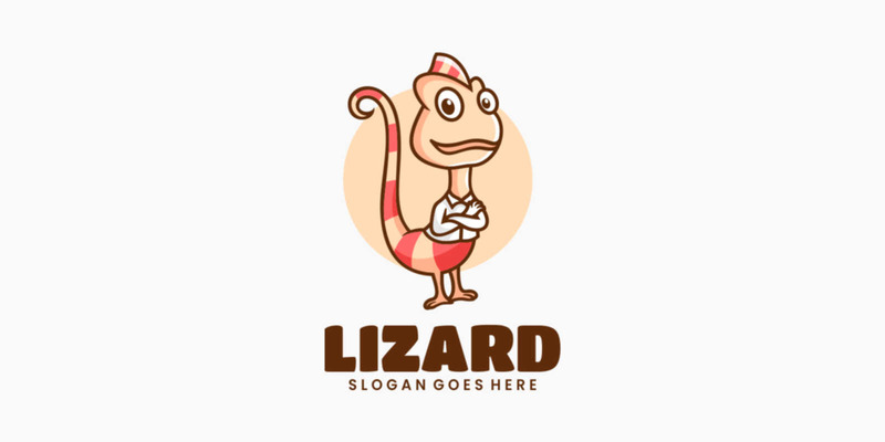 Hagedis Cartoon Logo Stijl - Features Image 1