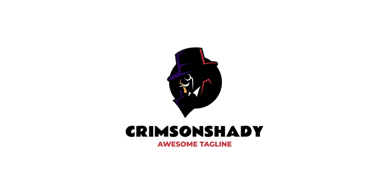 Mascot Crimson Shady Logo Design - Features Image 1